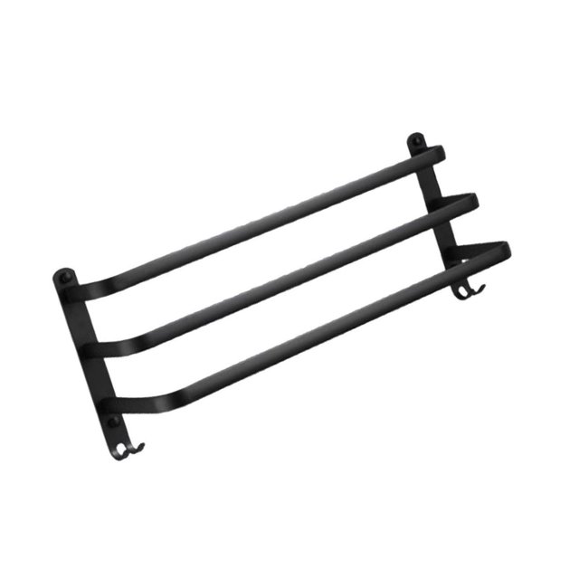 Youkk Rustproof Towel Bar Shower Towel Rack Kitchen Bathroom 3 Layer 50cm Regular 1Set