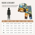 thumbnail image 6 of Lsque Pikmin Pattern Long Sleeve Pajama Set for Women - Soft 2-Piece Sleepwear and Loungewear Set with Pockets, Comfy Nightwear, 6 of 8