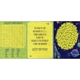 thumbnail image 3 of Designer Greetings Rocket Ship and Planets Juvenile Birthday Card with Word Search and Maze for Grandson, 3 of 3