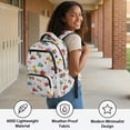 thumbnail image 5 of HUIACONG Colorful Vehicle Pattern Kids Backpack for Daily School Use Multi Compartment Water Repellent Large Capacity for Boys Girls Students 6‑18, 5 of 7