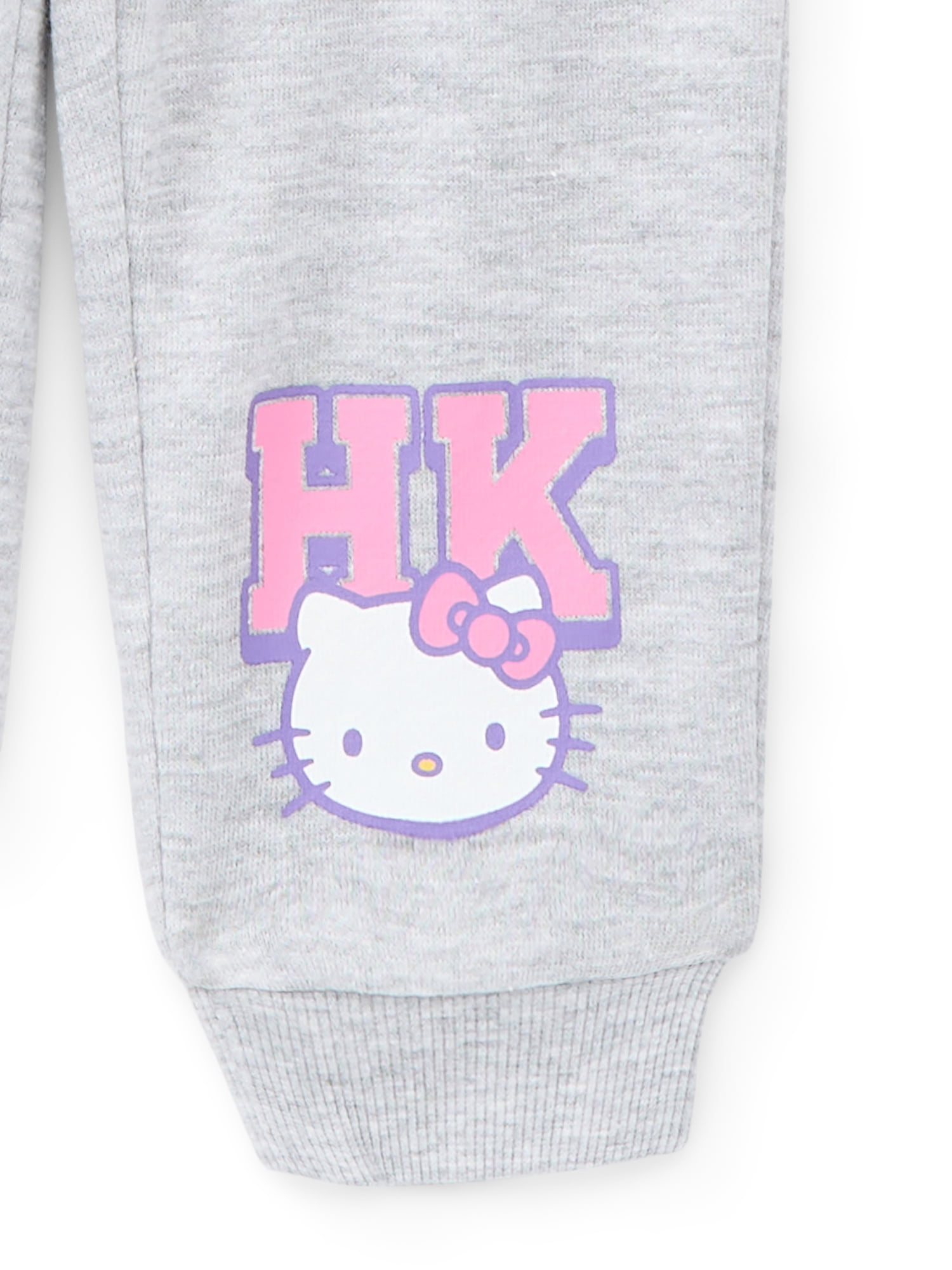 Hello Kitty Toddler Girls Graphic Sweatshirt and Joggers Set, 2-Piece, Sizes 12M-5T