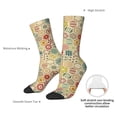thumbnail image 4 of Fuzoiu Retro Geometry Print Athletic Crew Socks for Men & Women,Casual Crew Socks,Above Ankle Crew Socks for Business, Casual, 4 of 6