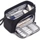 thumbnail image 1 of Estuche para lápices de gran capacidad, bolsa de mano para lápices, bolsa para cosméticos, portátil, regalo para oficina, escuela, adolescentes, niñas, niños, hombres, mujeres y adultos (azul), 1 of 6