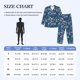 thumbnail image 4 of Balery Hawaiian Style Pijama para Hombre de Dos Piezas con Manga Larga, Conjunto de Dormir y Descanso Suave con Bolsillos-XX-Large, 4 of 7