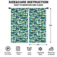 thumbnail image 2 of Blackout Kids Curtains,Blue Dinosaurs Camouflage Pattern Childrens Insulated Curtains Set Of 2,Bedroom Essentials,Toddler Room Decor 42"x84", 2 of 5