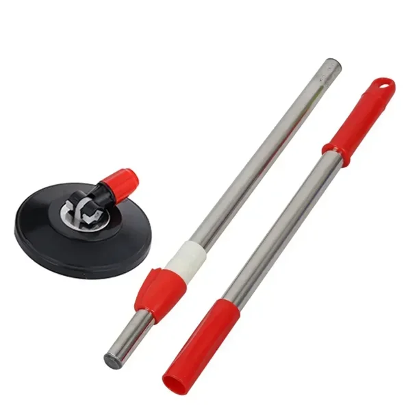 Mango de repuesto para trapeador giratorio de 360 grados, versión sin pedal, kit de herramientas de limpieza de mango