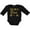 AB-Black, variant on Inktastic 1st Birthday Gold Lettering 1 Year Old Girls Long Sleeve Baby Bodysuit