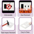 thumbnail image 3 of Bates Combination Wall Plate, 2 Pack, Double Toggle/Single Decorator, White Light Switch Cover, Outlet Cover, Double Switch Covers, 3 of 6