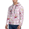 thumbnail image 3 of Naloa Easter Rabbit Men's Casual Hooded Collar Drawstring Hoodies Pullover Sweatshirts Casual Long Sleeve Shirts-X-Large, 3 of 7