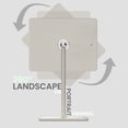 thumbnail image 4 of LUNA London ORBIT LED Vanity Mirror with Lights, 7X/1X Magnification, Dimmable & USB-C Rechargeable Tabletop Mirror (Soft Stone), 4 of 7