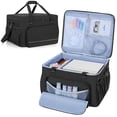 thumbnail image 1 of YARWO Printer Carrying Case Compatible with DNP/Fujifilm/HiTi Dye Sublimation Photo Printer, Padded Printer Travel Bag with Divider for Thermal Photo, 1 of 9