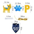thumbnail image 2 of Pet Dog Flag Banner Cake Insert Birthday Hat - blue 01, 2 of 5