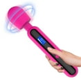 thumbnail image 2 of Rulwuck Powerful Handheld Personal Wand Massager with 10 Pulse Settings for Relieving Full Body Massage of Back Massager, Deep Tissue, Neck, Shoulder, Waist, and Leg Muscles,black,Mini wand massager, 2 of 9