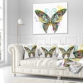 thumbnail image 3 of Designart Openwork Butterfly - Abstract Throw Pillow - 18x18, 3 of 5