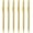 Gold, variant on 6 Pieces Rose Gold Slim Metal Ballpoint Pen, 1mm Medium Point Black Ink Smooth Writing, for Business Office Teacher Student Wedding Guest