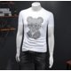 thumbnail image 3 of Camisetas de hombre con estampado liso y parte superior verde de Katoen, ropa urbana, camiseta con gráfico de acuarela para hombre, ropa de anime de secado rápido, 3 of 5