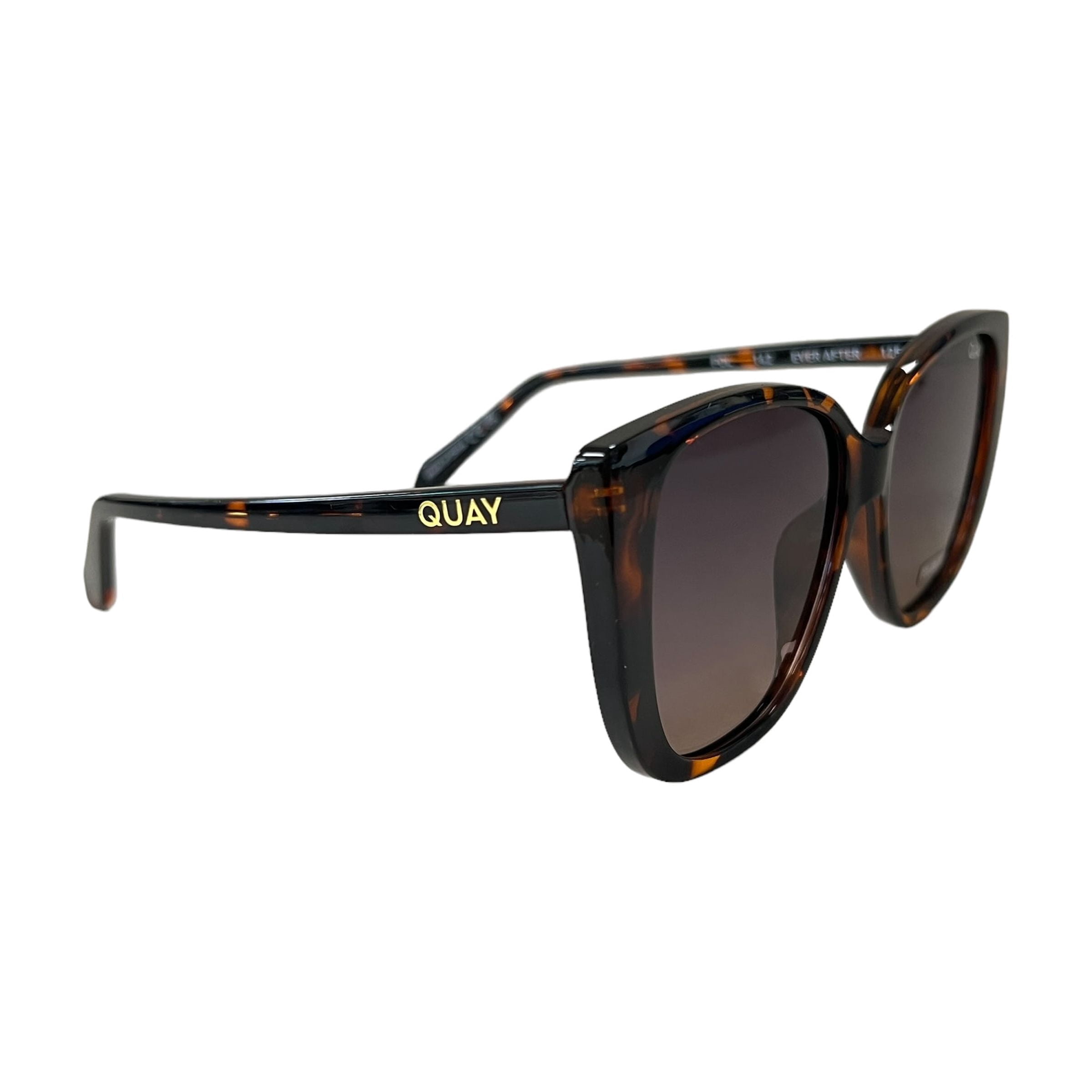 Quay Australia Ever After Medium Sunglasses Tortoise Smoke  display picture 1