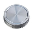 thumbnail image 1 of Tapa de tarro de masón de acero inoxidable Práctica tapa a prueba de fugas Práctica tapa de sellado para la cocina del hogar con junta de silicona, 1 of 7
