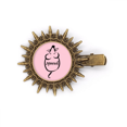 thumbnail image 1 of Rat Mouse Squeak Stick Drawing Hairpin Sun Headwear Retro Metal Clips Pin, 1 of 3