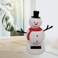 thumbnail image 4 of Solar Dancing Snowman Shaking Figurine Bobblehead Doll Dancing Toy de instrumentos Adorno Vehículos Decoración de interiores Regalos de Hugo figura bailando, 4 of 10