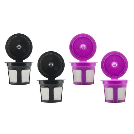 

Refillable Coffee Pod Filters Replacement with Brush and Spoon for k350 k360 k245 Coffee Makers 4pcs