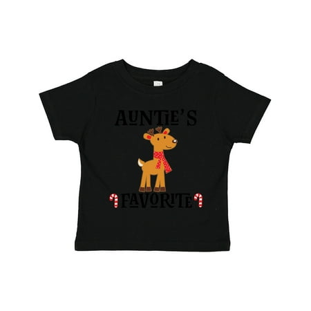 

Inktastic Auntie s Favorite Niece Nephew Reindeer Gift Toddler Boy or Toddler Girl T-Shirt