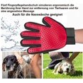 thumbnail image 4 of Passti Premium Fellpflegehandschuh für Hunde und Katzen - 2 Stück für Links- und Rechtshänder - Massagehandschuh - Haarbürste - Tierhaare entfernen MFZFUKR LL-0628, 4 of 6