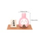thumbnail image 4 of FELTECHELECTR Estatua de conejo de mesa, adorable conejo, decoración de escritorio, figura de conejo de dibujos animados, 4 of 7