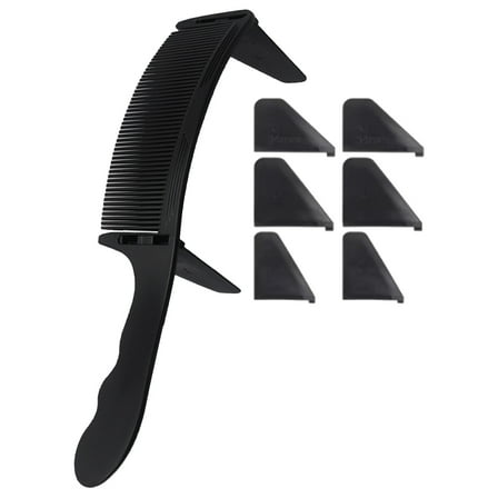 Supvox 1 Set Barber Fade Comb for Men Styling with Plastic Hair Cutting Tool