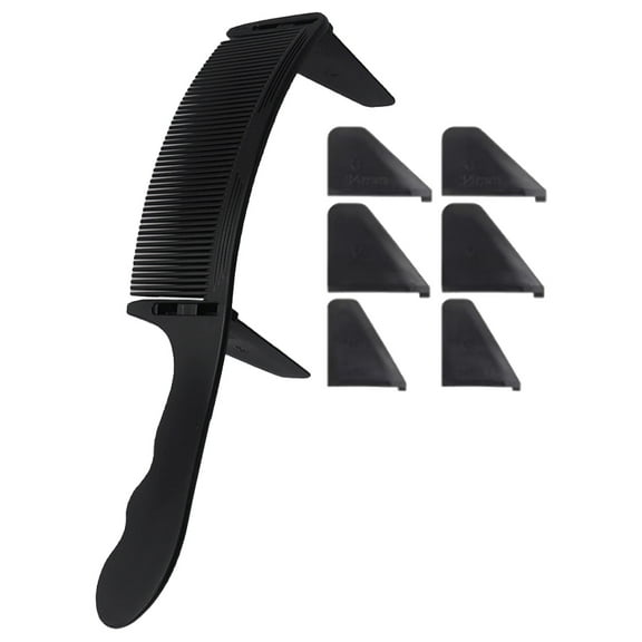 Supvox 1 Set Barber Fade Comb for Men Styling with Plastic Hair Cutting Tool