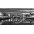 thumbnail image 2 of Frank, Assaf 18x11 Black Ornate Wood Framed with Double Matting Museum Art Print Titled - The Tyne bridge-Neacastle Upon Tyne, 2 of 4
