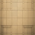thumbnail image 1 of Ahgly Company Machine Washable Indoor Square Transitional Yellow Orange Area Rugs, 6' Square, 1 of 7
