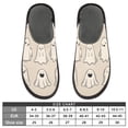 thumbnail image 5 of IAUYY Memory Foam House Slippers Suitable for Both Men and Women. Comfortable, Anti-Slip Plush Flat-Bottomed Slippers The Best Holiday Gift Art Ghost, 5 of 9