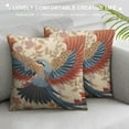 thumbnail image 3 of COMIO  Boho Peacock Throw Pillow Cover Sided with Zipper Decorative Pillows for Couch Cushion Sofa Outdoor, 3 of 5