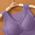 thumbnail image 5 of CBASIHI Womens Plus Size Thermal Tank Tops with Built in Bars- Womens Plus Size Thermal Tank Tops with Built in Bars Purple Size L, 5 of 7