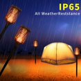 thumbnail image 3 of 2 Linternas Solares de 99 LED con Llama Parpadeante para Exteriores, Iluminación Decorativa con Energía Solar., 3 of 5