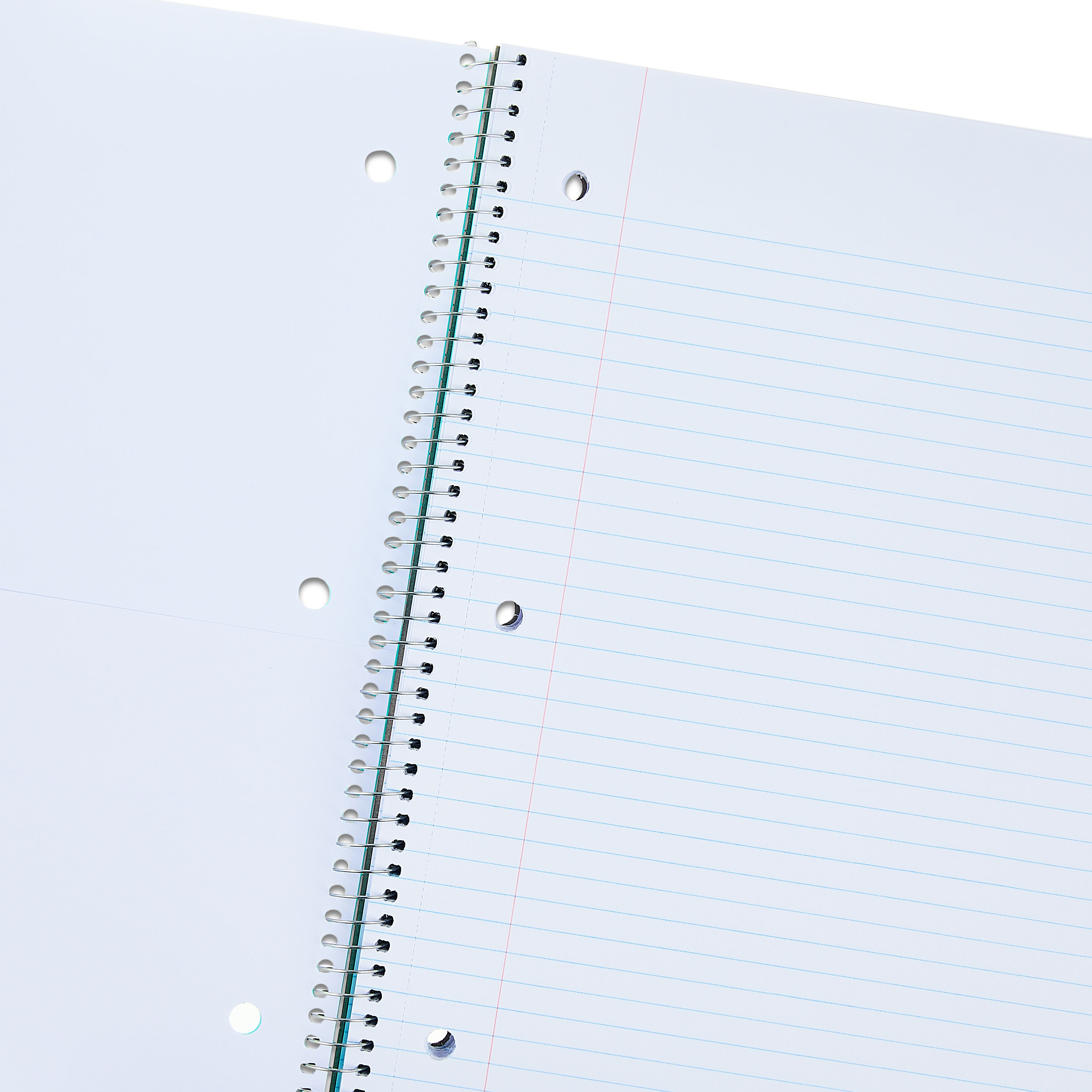Cuaderno Poli de 1 materia con bolsillos interiores, 9 x 11 pulgadas, 100 hojas gruesas 4