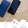 thumbnail image 4 of unbranded Charm De Teléfono Con Flores Y Multicolor Llavero Charm, 4 of 7