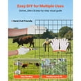 thumbnail image 3 of KFFKFF Farm Fence, 48 in x 50 ft, 2 x 4 in Mesh 14 Gauge Galvanized Steel Wire Fencing for Livestock, Durable Vinyl Coated Wire for Animal Pens, Garden Barriers, and Protective Enclosures, 3 of 9