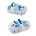 thumbnail image 4 of Toddler Slippers,Boys Summer Sandals Breathable Lightweight Indoor Outdoor Walking Slides for Kids Comfortable,Kids Slippers,Blue,6-12 Months, 4 of 4