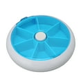 thumbnail image 6 of Rotating Weekly Pill Organizer, Portable Round 7 Day Medicine Case Supplements For Vitamins Fish Oil, Large Capacity Rotating Weekly Pill Case For Home, Travel, 6 of 8