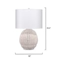 thumbnail image 3 of Jamie Young Co Lunar Polyresin Table Lamp in White, 3 of 4
