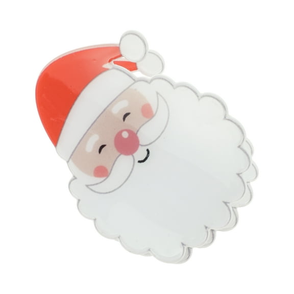 Unique Bargains 1 Pc Christmas Hair Clips Smiling Old Man Hairdo Clip for Christmas 2.95"x2.17"x1.57" Red White