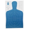 thumbnail image 1 of ACTION TARGETS B-27E Bleu Écon BLU SIL TRGT Lot de 100, 1 of 2