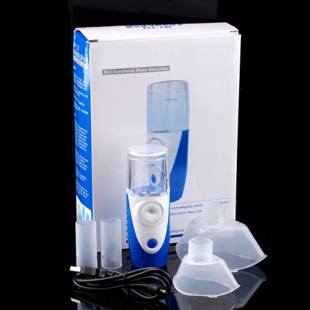 Nebulizer Machine Portable Multifunctional Portable Ultrasonic Mesh Nerbulizer Handheld Nerbuliser Humidifier Adult Kids ()
