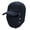 Blue, variant on Men Winter Trapper Hat Fur Ear Flap Warm Aviator Cap Face Mask Windproof Thermal
