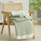 thumbnail image 1 of Manta Amélie Home con forma de gofre de chenilla reversible, 130 x 150 cm, 1 of 9