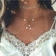 thumbnail image 1 of Collar para mujer, joyería para mujer, collar multicapa de estrella de cinco puntas, cadena de clavícula, joyería para mujer, collar de aleación, 1 of 5