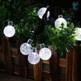 thumbnail image 3 of 20/30/50/100/200 LED Solar Light Outdoor Waterproof Solar String Lights Garden LED Bubbles Crystal Ball Globe Fairy Light Christmas, 3 of 9