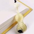 thumbnail image 1 of OUNONA 6Pcs Brass Vintage Musical Instrument Bookmarks Metal Decorative, 1 of 8